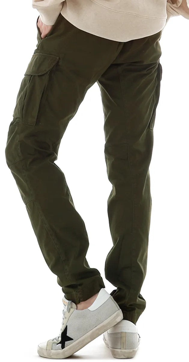 C.P. Company Stretch Sateen Cargo Pants Dark Green