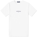 Fred Perry Embroidered Logo T-Shirt White
