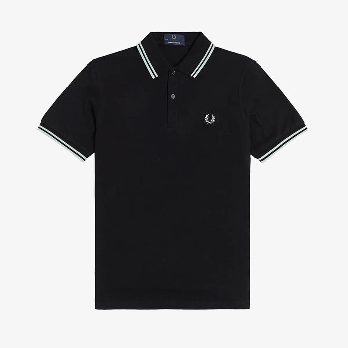 Fred Perry Reissues Original Twin Tipped Polo Black