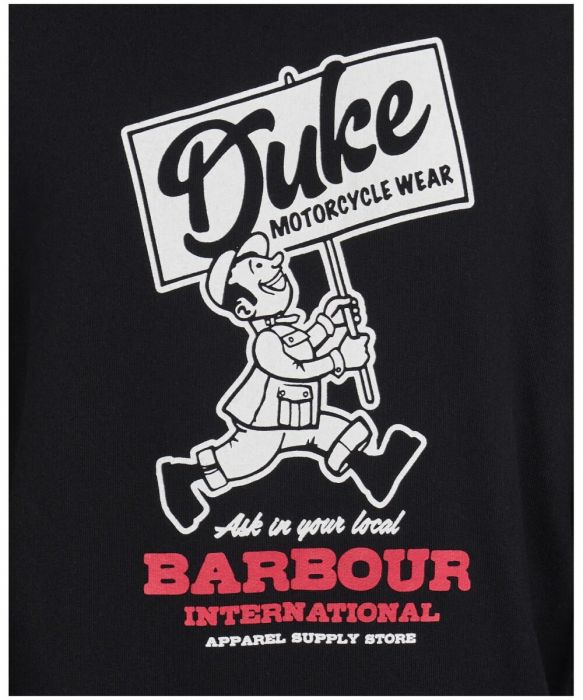 Barbour International Famous Duke Sweatshirt Black