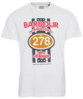 Barbour International SMQ Chase T-Shirt White