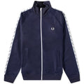 Fred Perry Taped Track Jacket 4620 Carbon Blue
