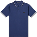 Fred Perry Reissues Original Twin Tipped Polo French Navy / Snow White / Navy