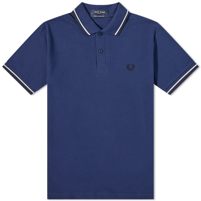 Fred Perry Reissues Original Twin Tipped Polo French Navy / Snow White / Navy