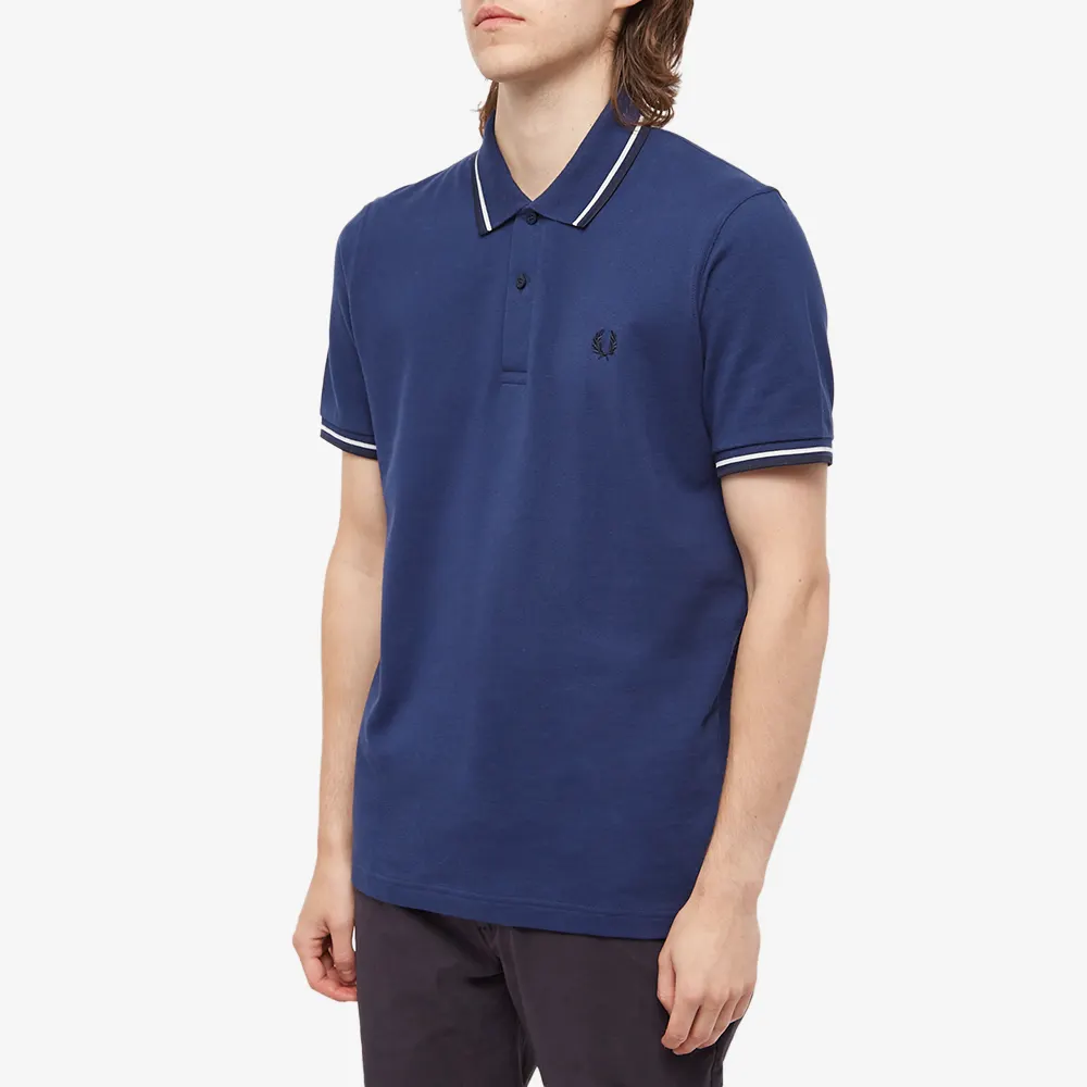 Fred Perry Reissues Original Twin Tipped Polo French Navy / Snow White / Navy