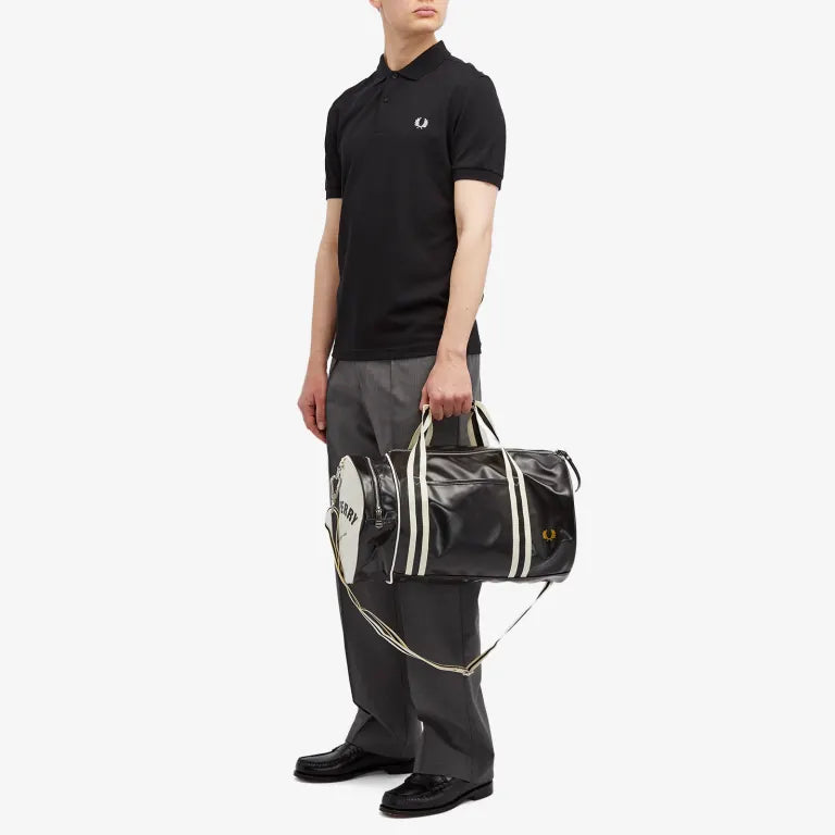 Fred Perry Classic Barrel Bag Black