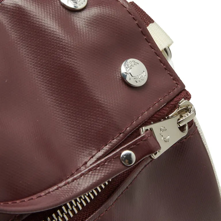 Fred Perry Classic Barrel Bag Oxblood