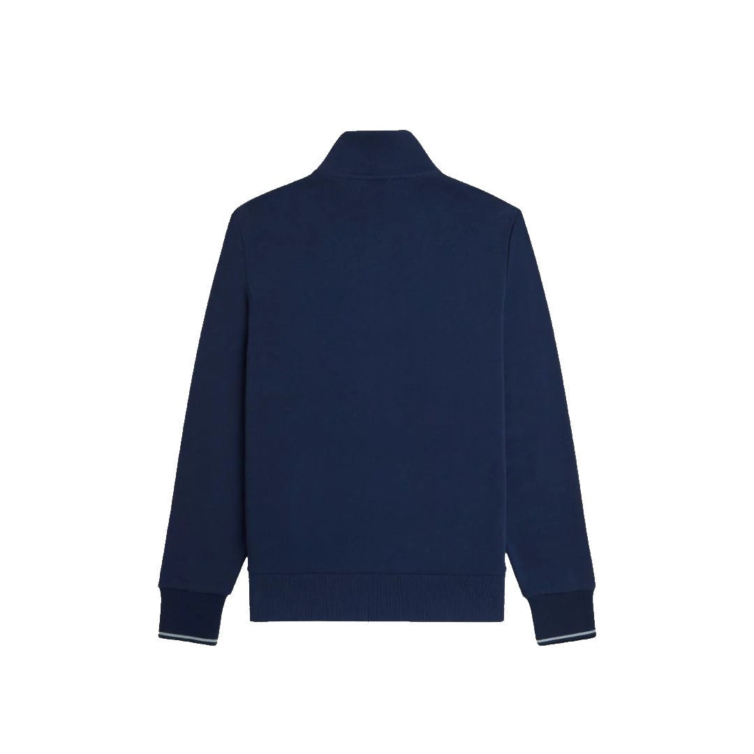 Fred Perry Half Zip Sweatshirt Tennis Blue
