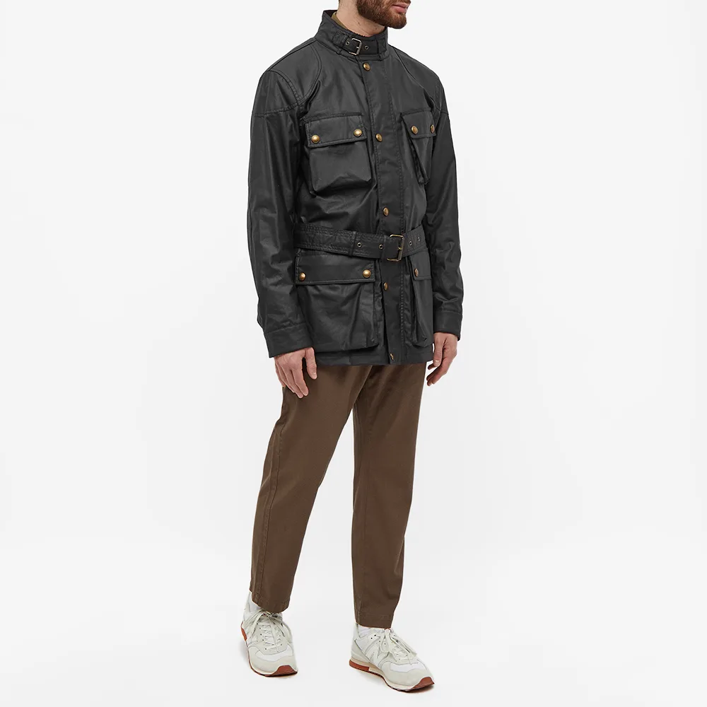 Belstaff Trialmaster Jacket Waxed Cotton Black