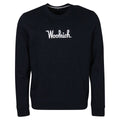 Woolrich Essential Crewneck Sweatshirt Melton Blue