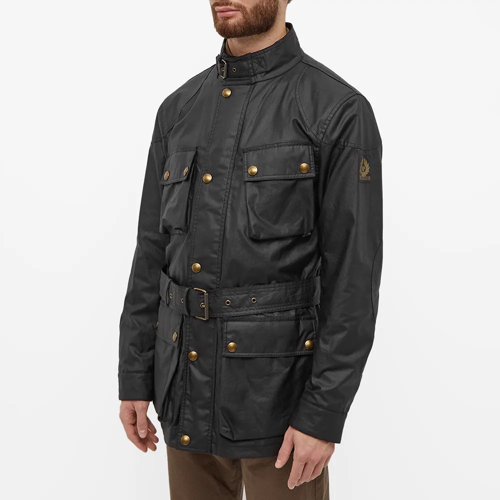 Belstaff Trialmaster Jacket Waxed Cotton Black