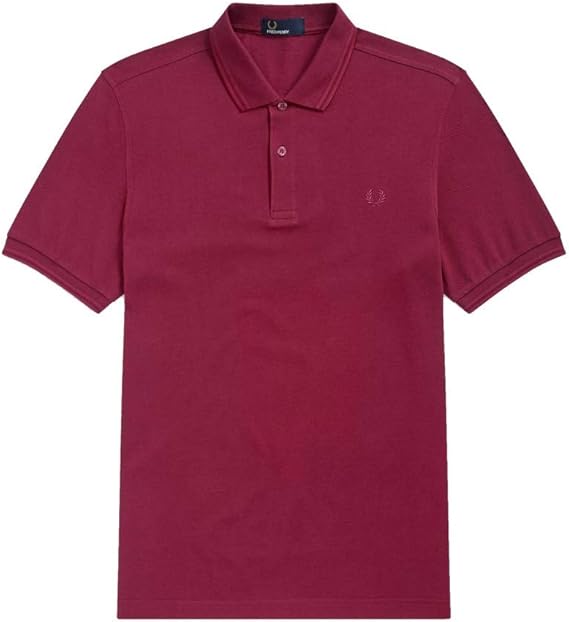 Fred Perry Slim Fit Twin Tipped Polo Burgundy