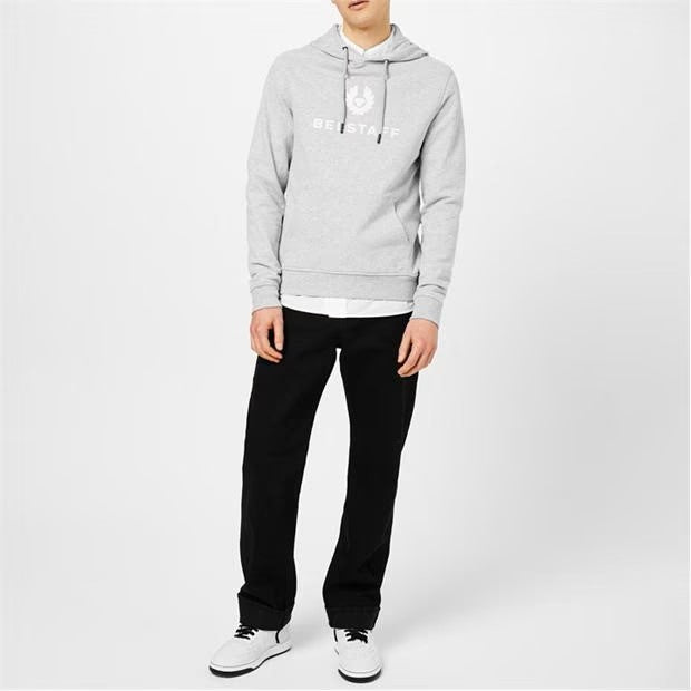 Belstaff Signature Hoodie Old Silver
