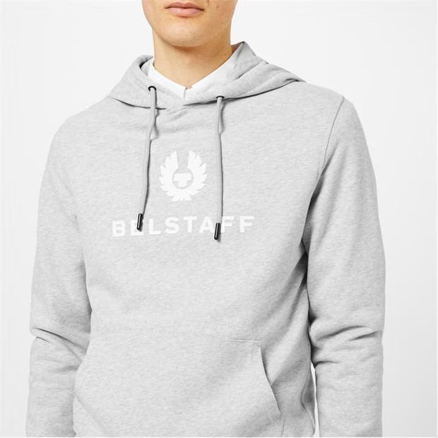 Belstaff Signature Hoodie Old Silver