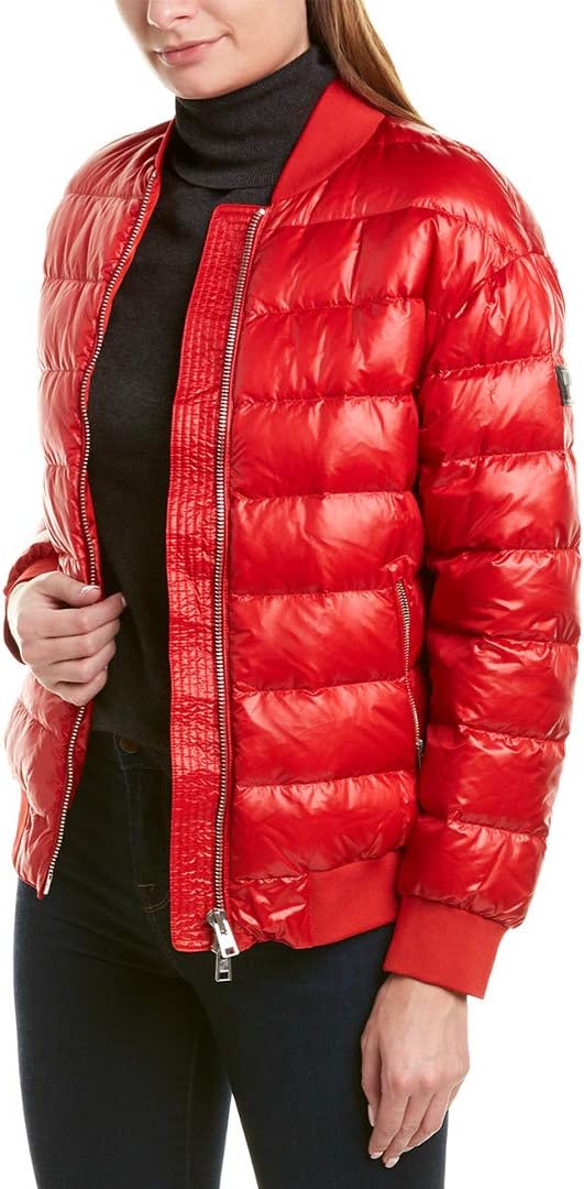 Woolrich Woman Alquippa Bomber Marine Scarlet