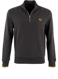Fred Perry Sudadera Media Cremallera Anchor Grey / Golden