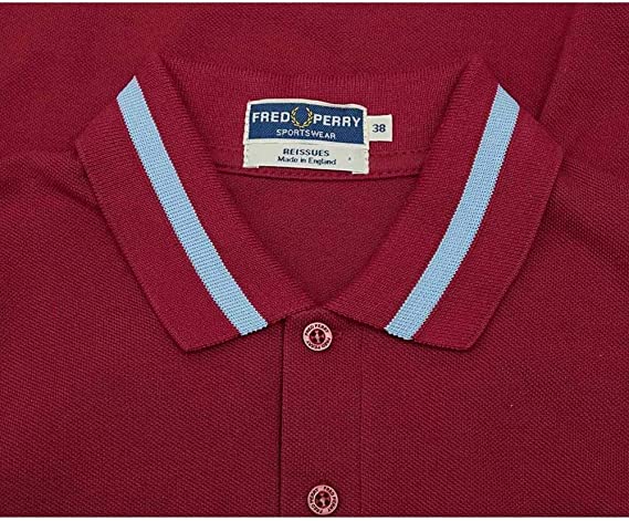 Fred Perry Reissues Original Single Tipped Polo Oxblood 924