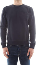 Woolrich Basic Logo Crew Neck Navy