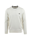 Fred Perry Classic Crew Neck Jumper Snow White / Black