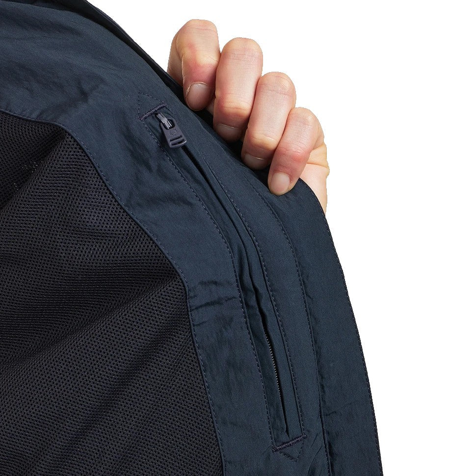 Fred Perry Crinkle Harrington Jacket Navy