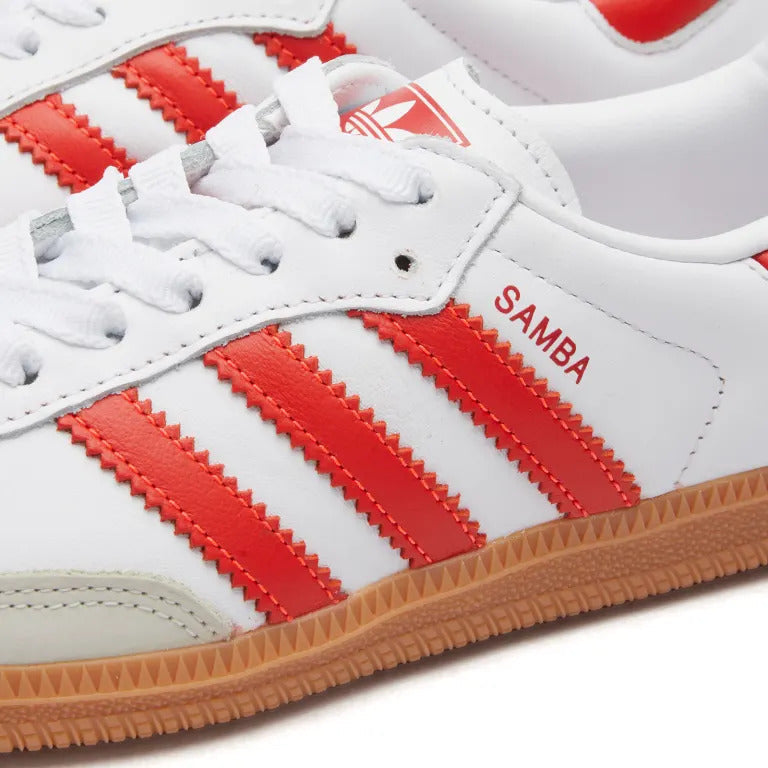 Adidas Samba OG Woman IF6513 Cloud White / Solar Red / Off White