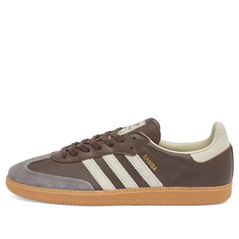 Adidas Samba OG ID1481 Brown / Putty Grey / Gold Metallic