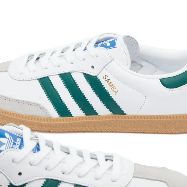 Adidas Samba OG IE3437 Cloud White / Collegiate Green / Gum