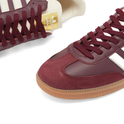 Adidas Samba OG Woman ID0477 Maroon/CreWht/Gold