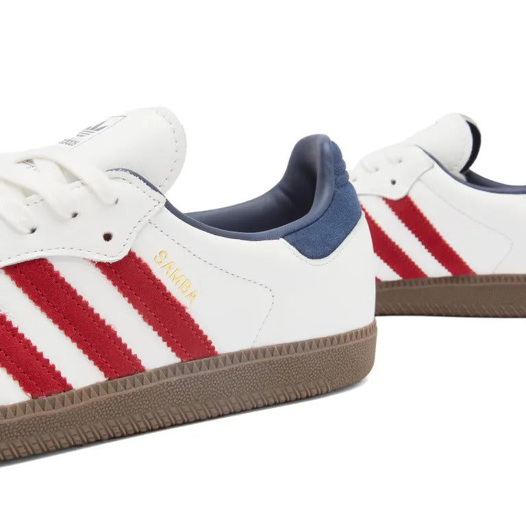 Adidas Samba OG Woman IH4881 Core White / Team Victory Red / Night Indigo