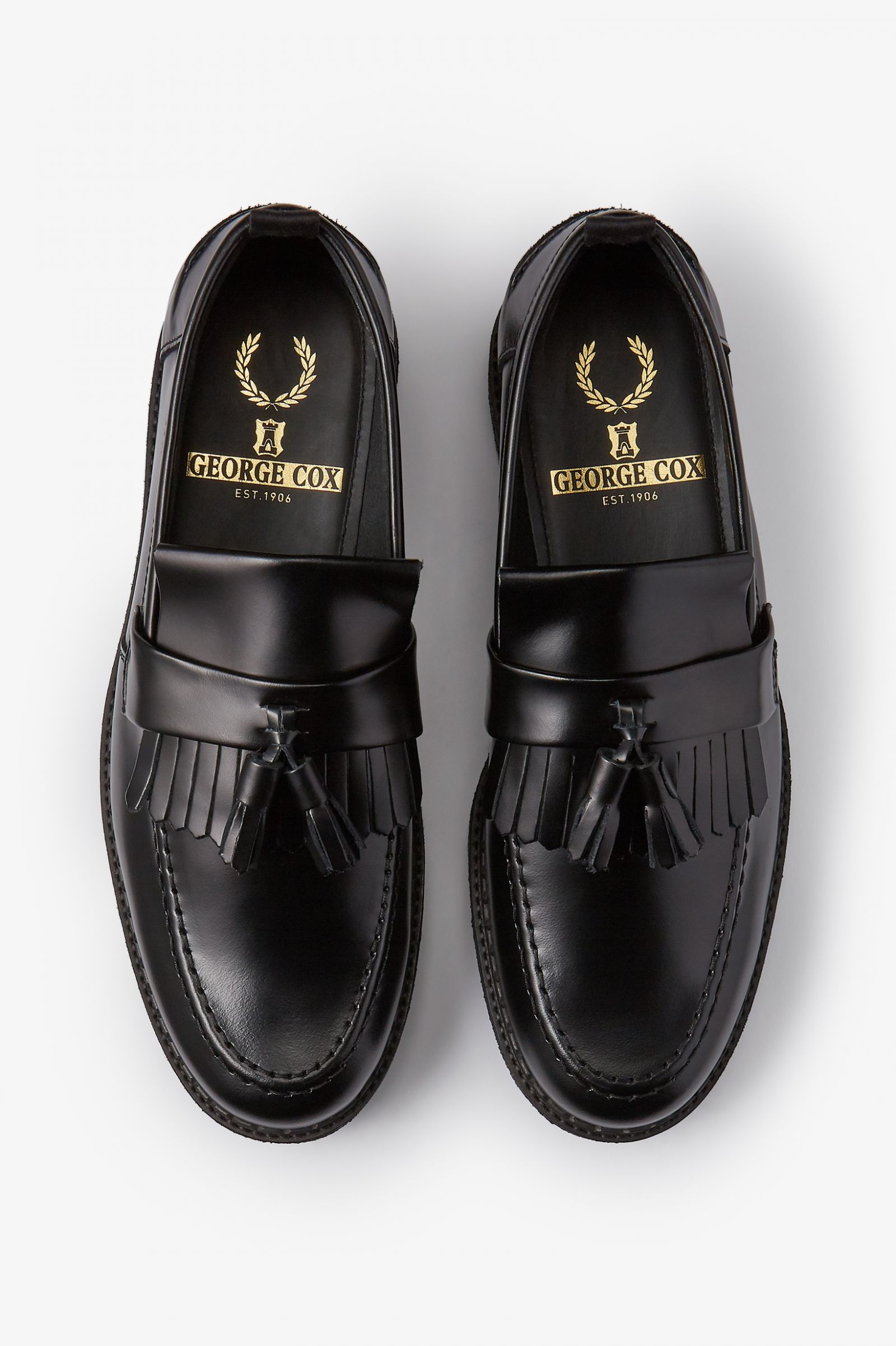 Fred Perry X George Cox Tassel Loafer B9278 Black