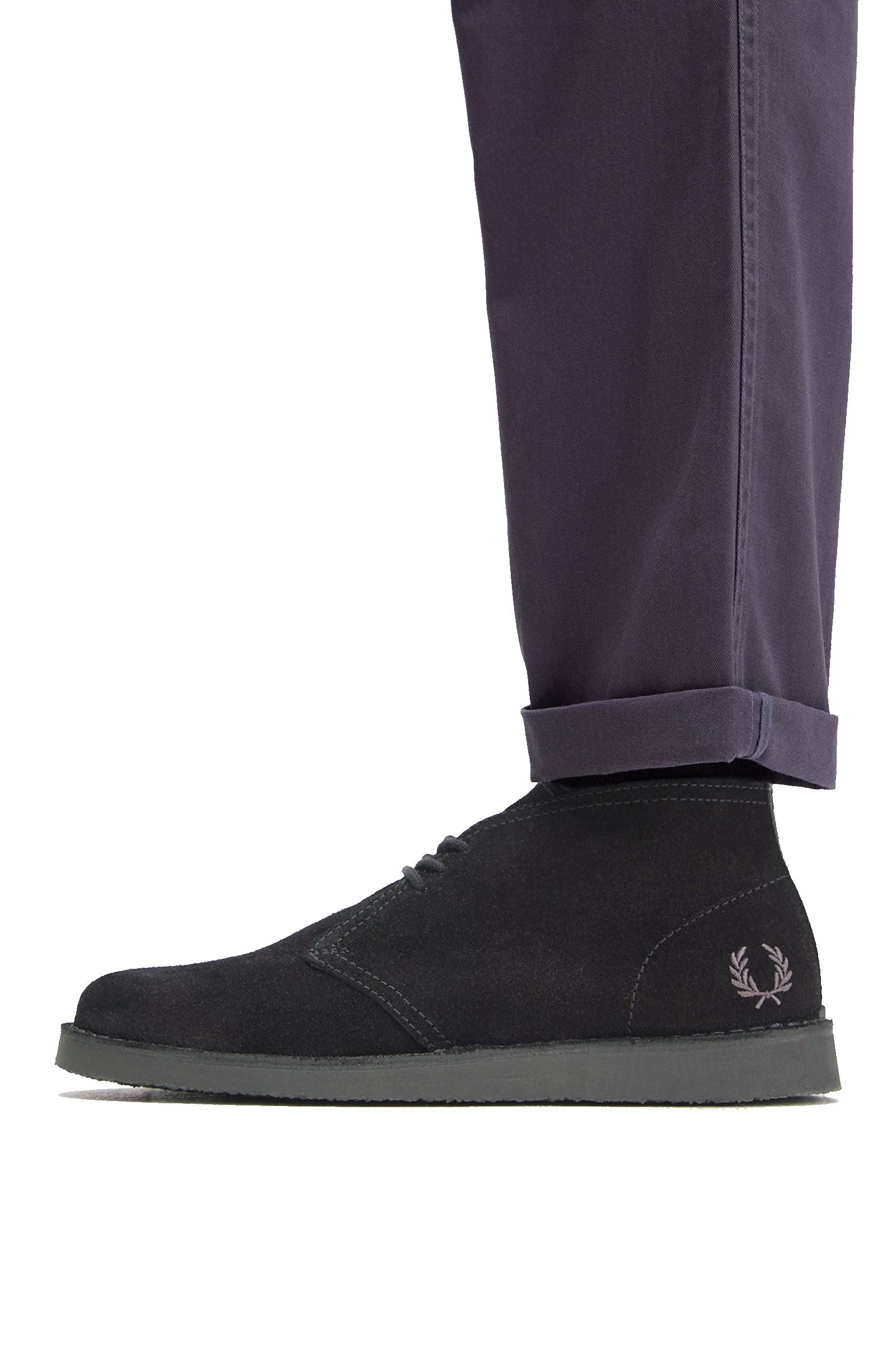 Fred Perry Hawley Suede B9352 Black