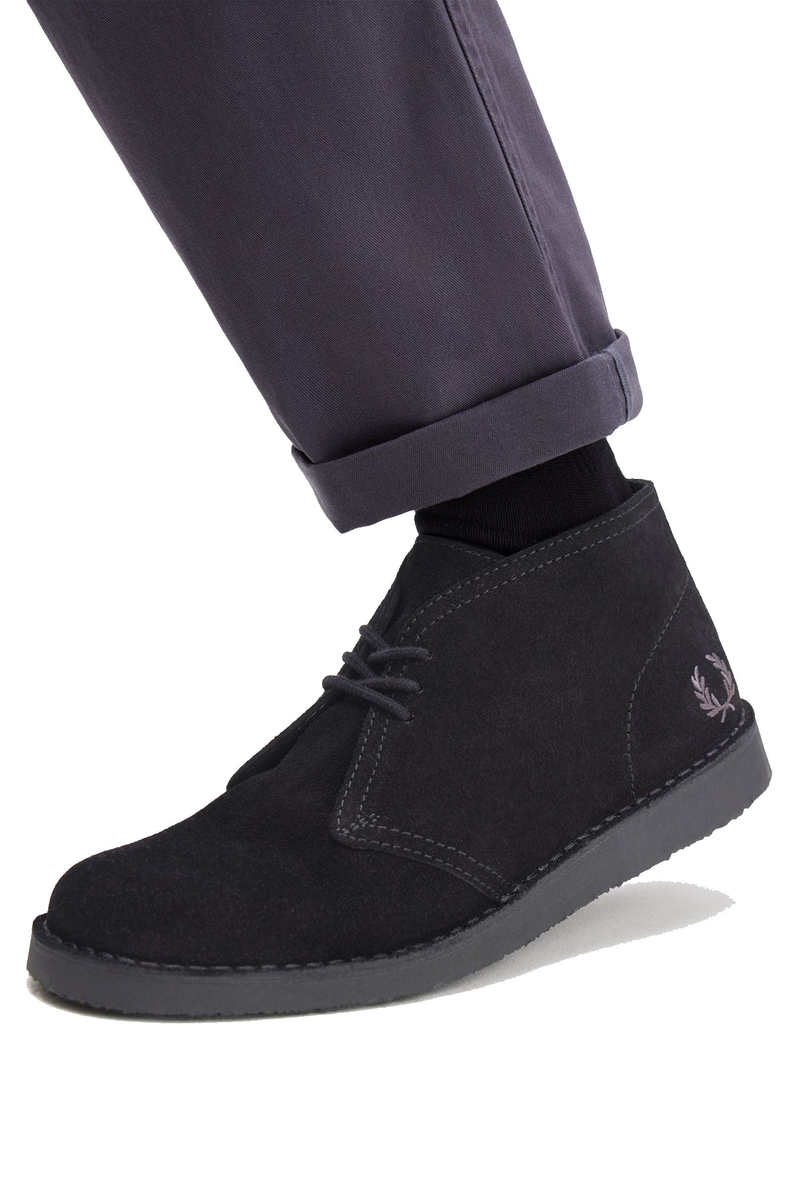 Fred Perry Hawley Suede B9352 Black