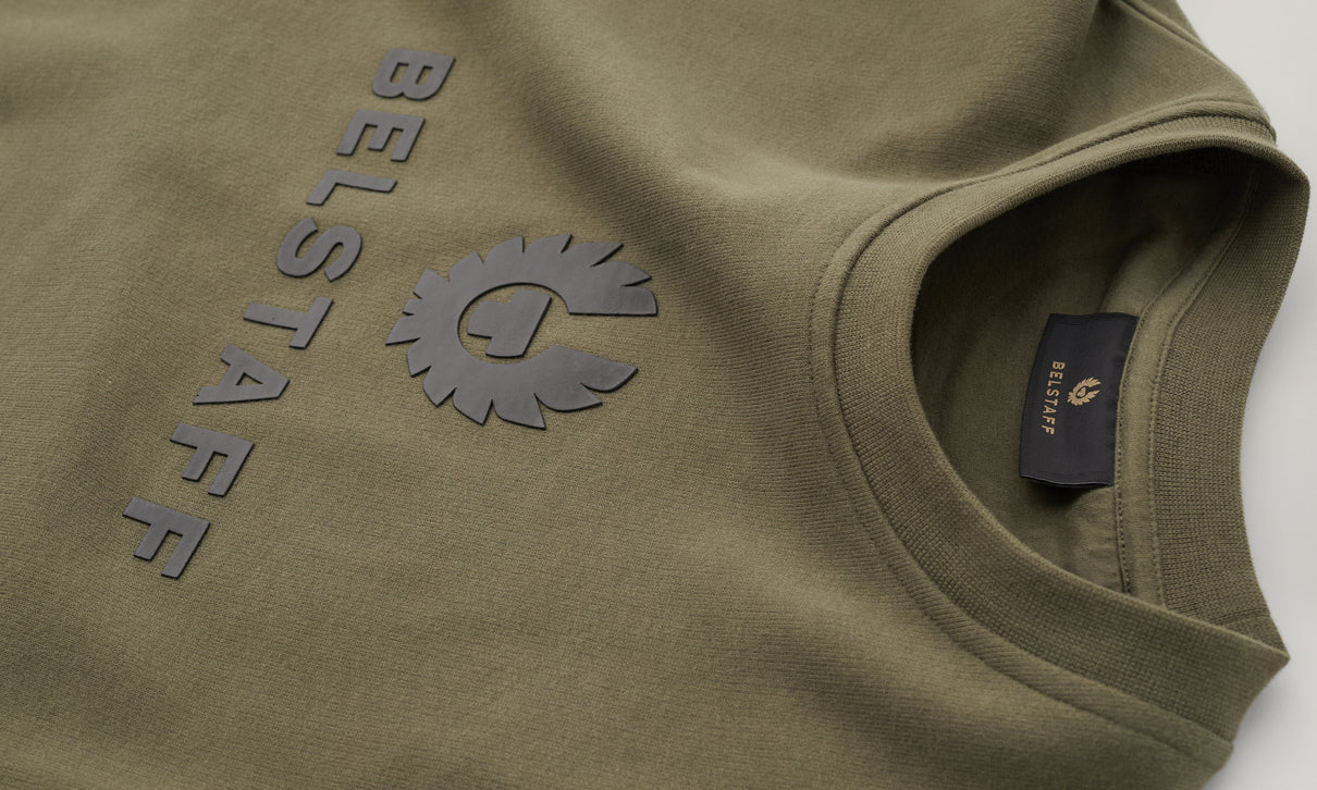 Belstaff Signature Crewneck Sweatshirt True Olive