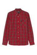 Fred Perry Reissues Made In Portugal Tartan Shirt Red