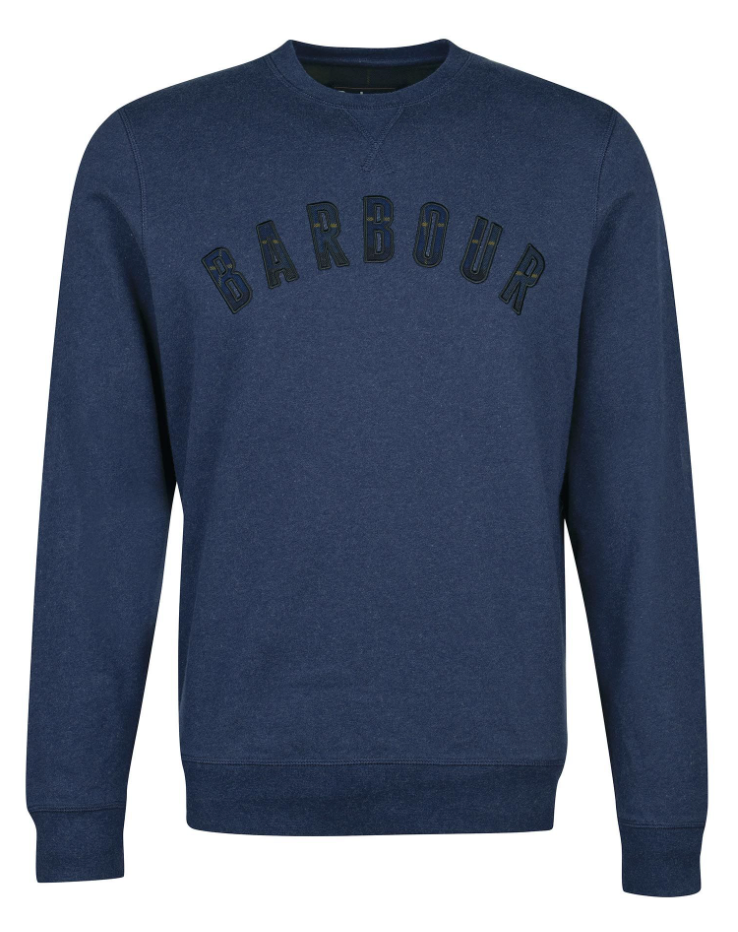 Barbour Debson Crew Neck Sweatshirt Navy Marl