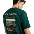 New Balance T-Shirt Grab a Bite Boston MT62S7YP Nordic Green