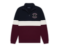 Fred Perry Embroidered Shield Half Zip Sweat Navy