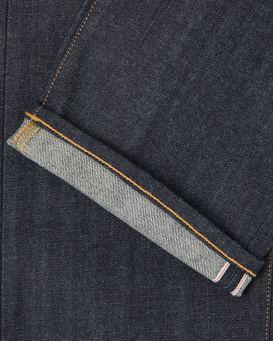 Edwin Nashville Red Listed Selvage Denim 14oz 100% Cotton Blue Unwashed