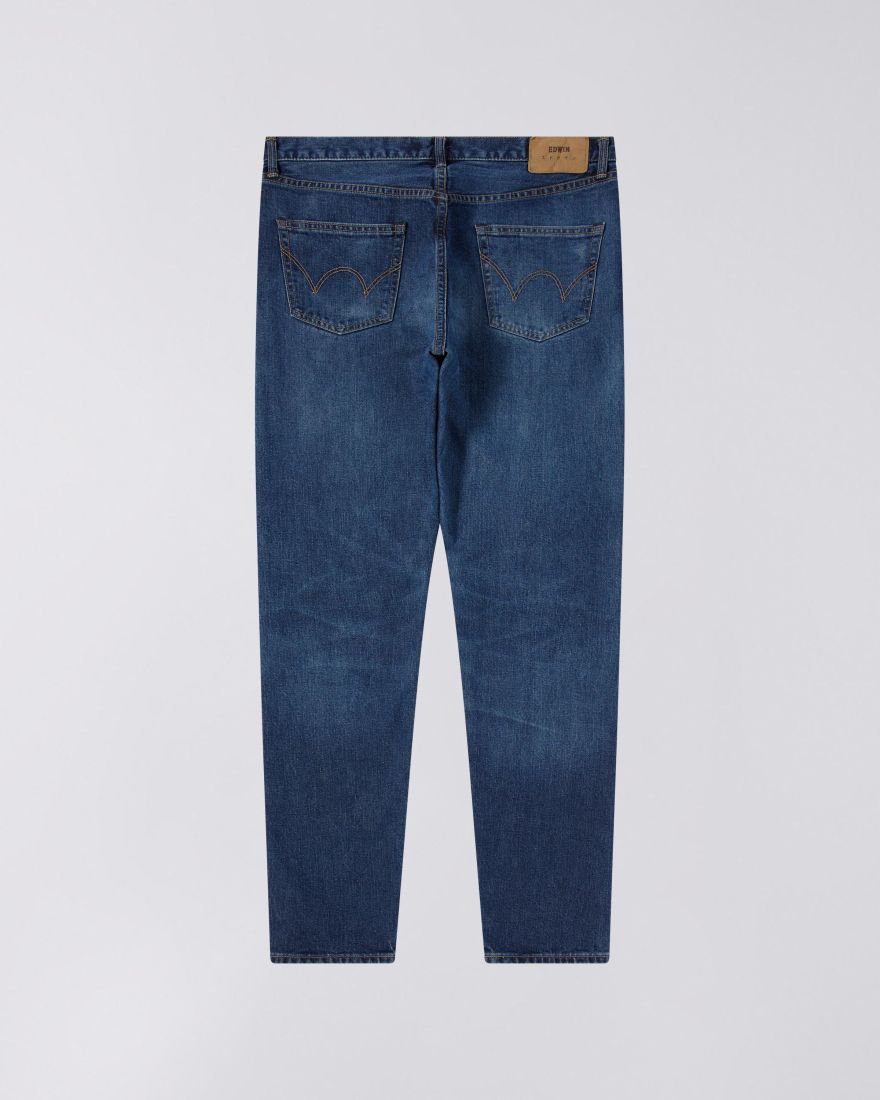 Edwin Regular Tapered Jeans L32 Blue - mid dark used