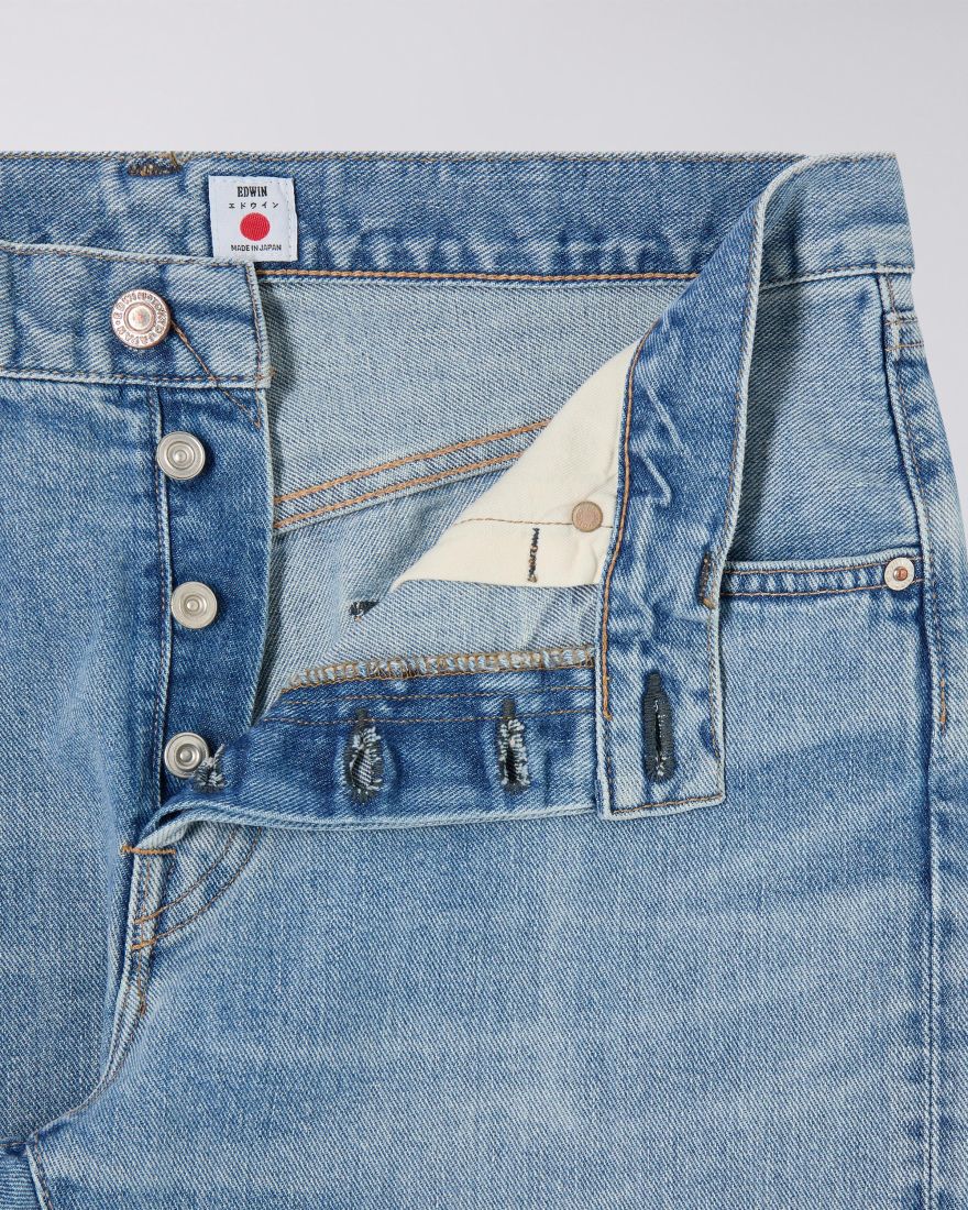 Edwin Slim Tapered Jeans L32 Blue - light used