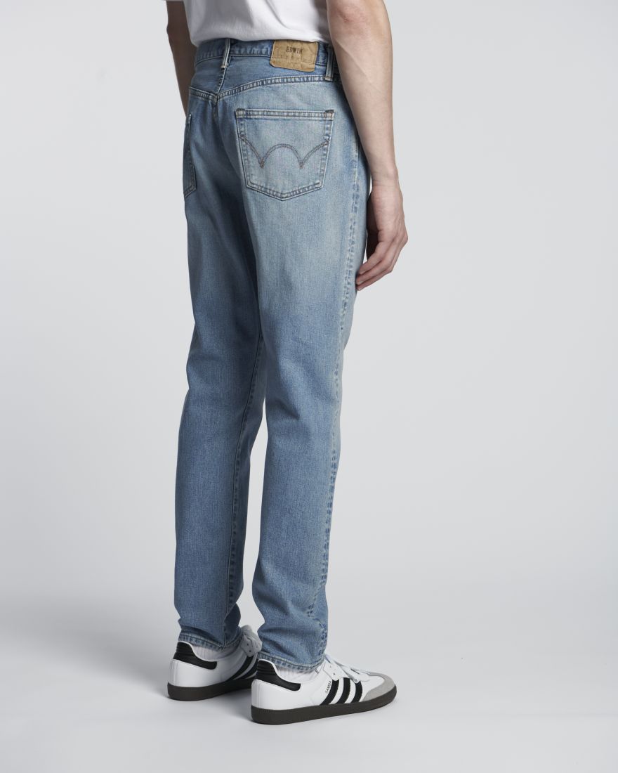 Edwin Slim Tapered Jeans L32 Blue - light used