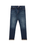 Edwin Slim Tapered Jeans L32 Blue Mid Dark Used
