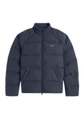 Fred Perry Raglan Sleeve Padded Jacket Dark Airforce