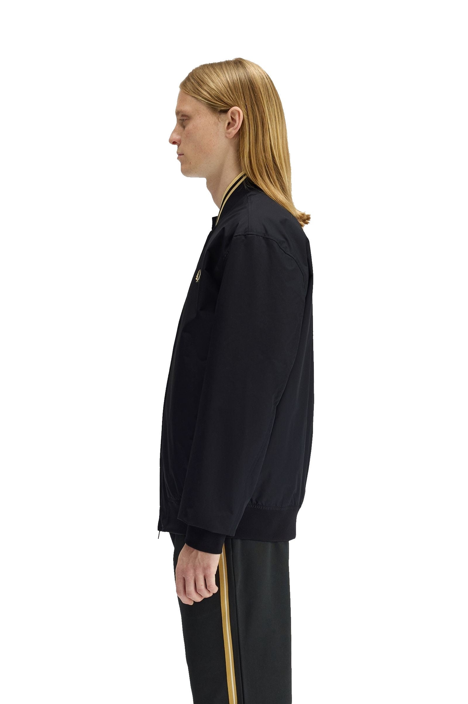 Fred Perry Brentham Bomber Jacket Black