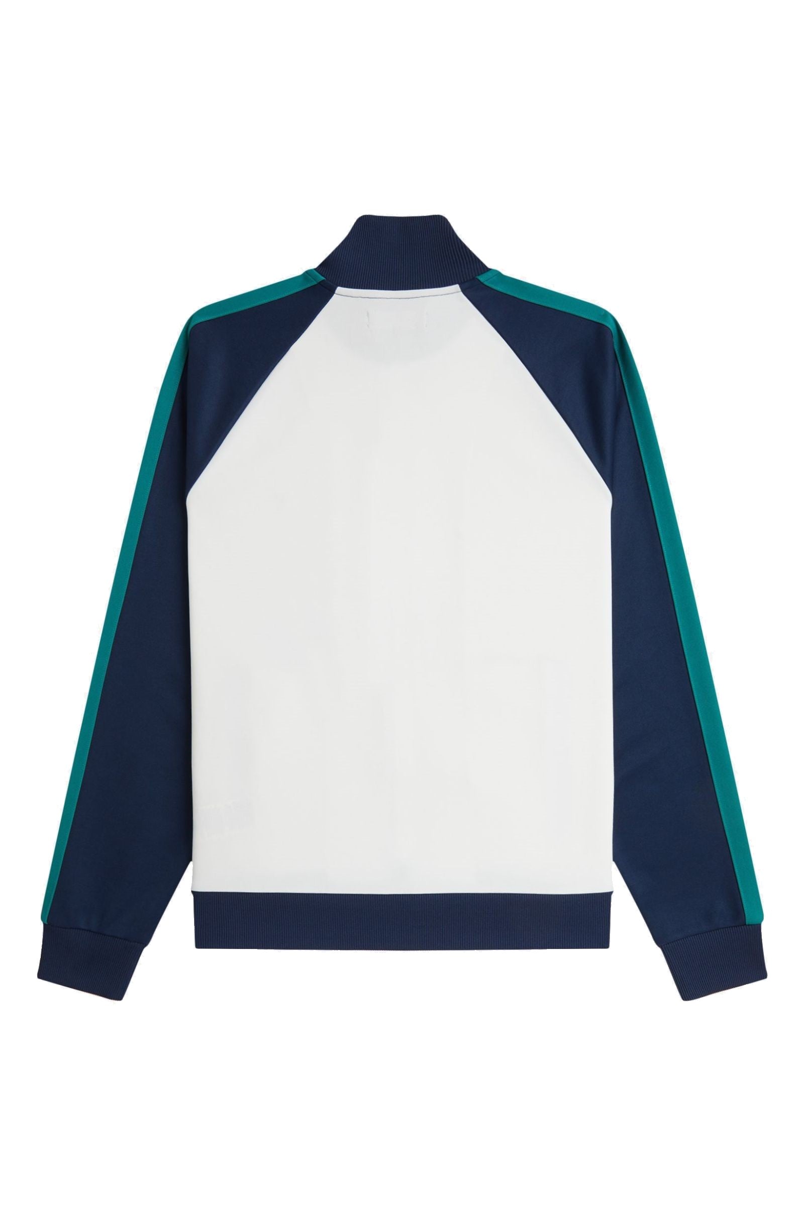 Fred Perry Contrast Sleeve Track Jacket Snow White