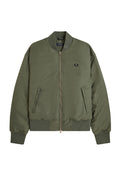 Fred Perry Chaqueta Bomber Tenis Acolchada Verde