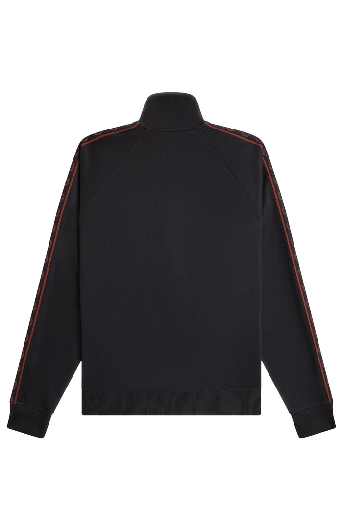 Fred Perry Contrast Tape Track Jacket J5557 Black