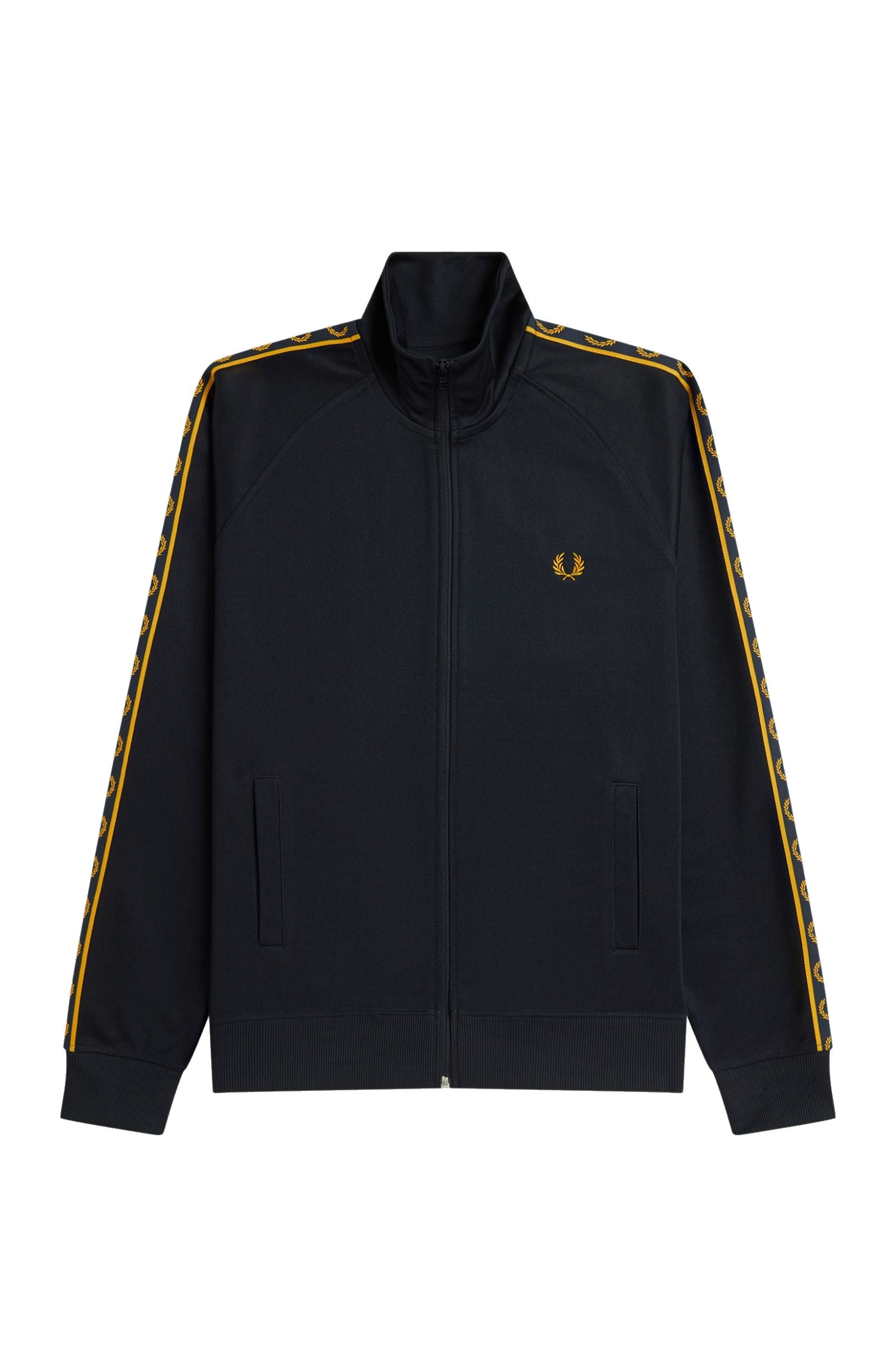 Fred Perry Contrast Tape Track Jacket J5557 Navy