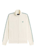 Fred Perry Contrast Tape Track Jacket Ecru