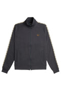 Fred Perry Contrast Tape Track Anchor Grey / Black